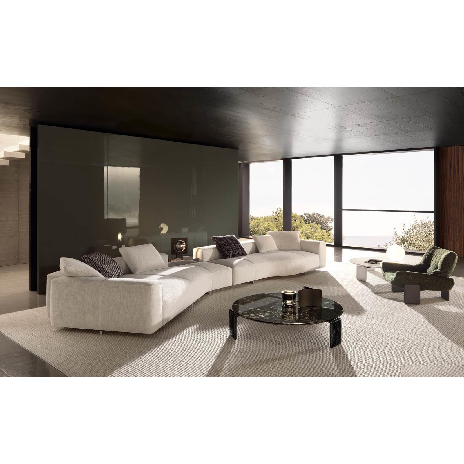 Curved Modular Sectional Sofa - Image 5
