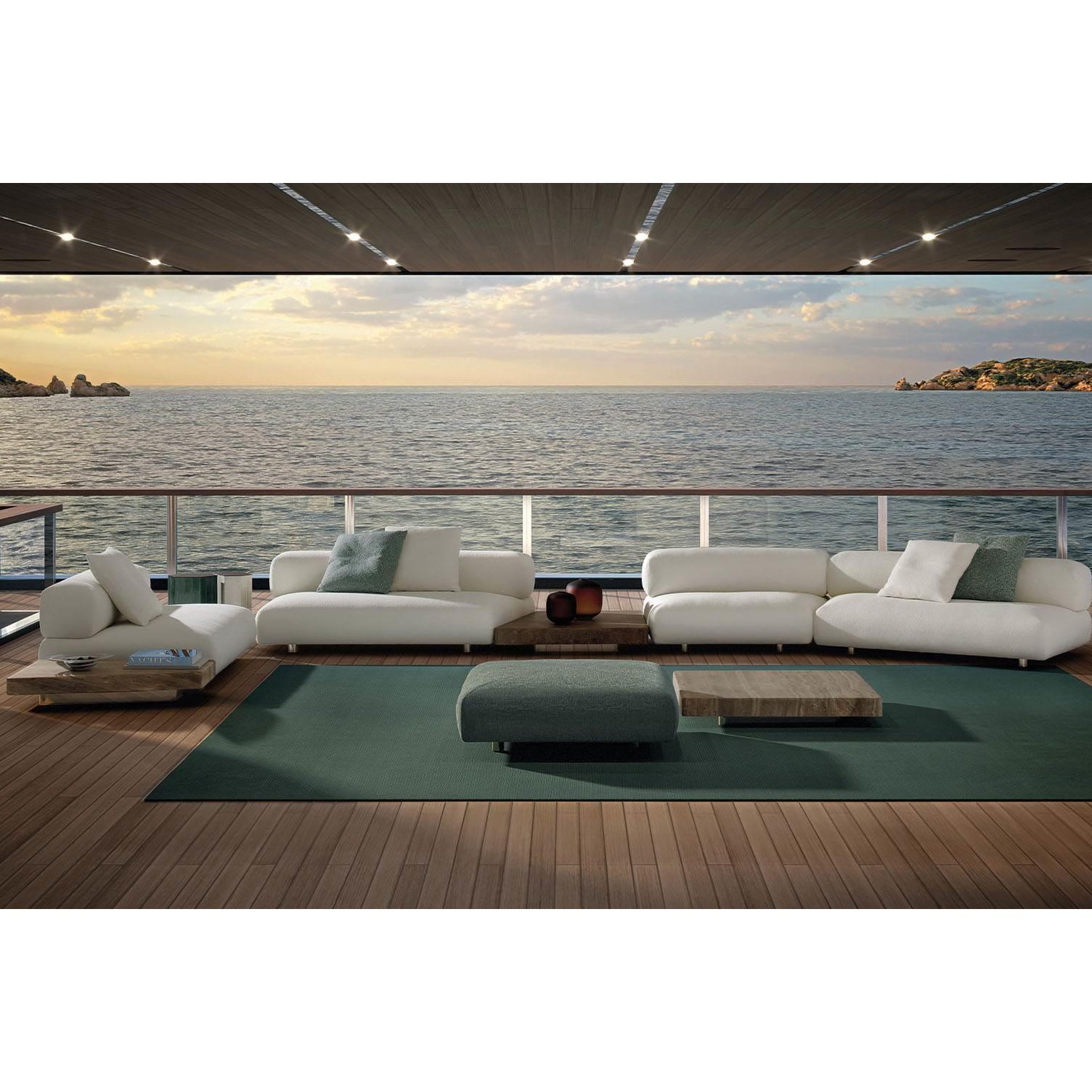 Outdoor Terrace Modular Sofa Set - Image 3