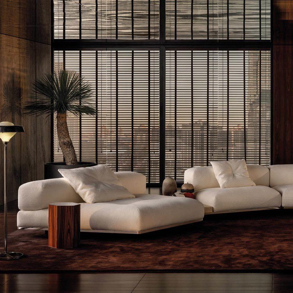 Rust Velvet Modular Sectional Sofa - Image 6