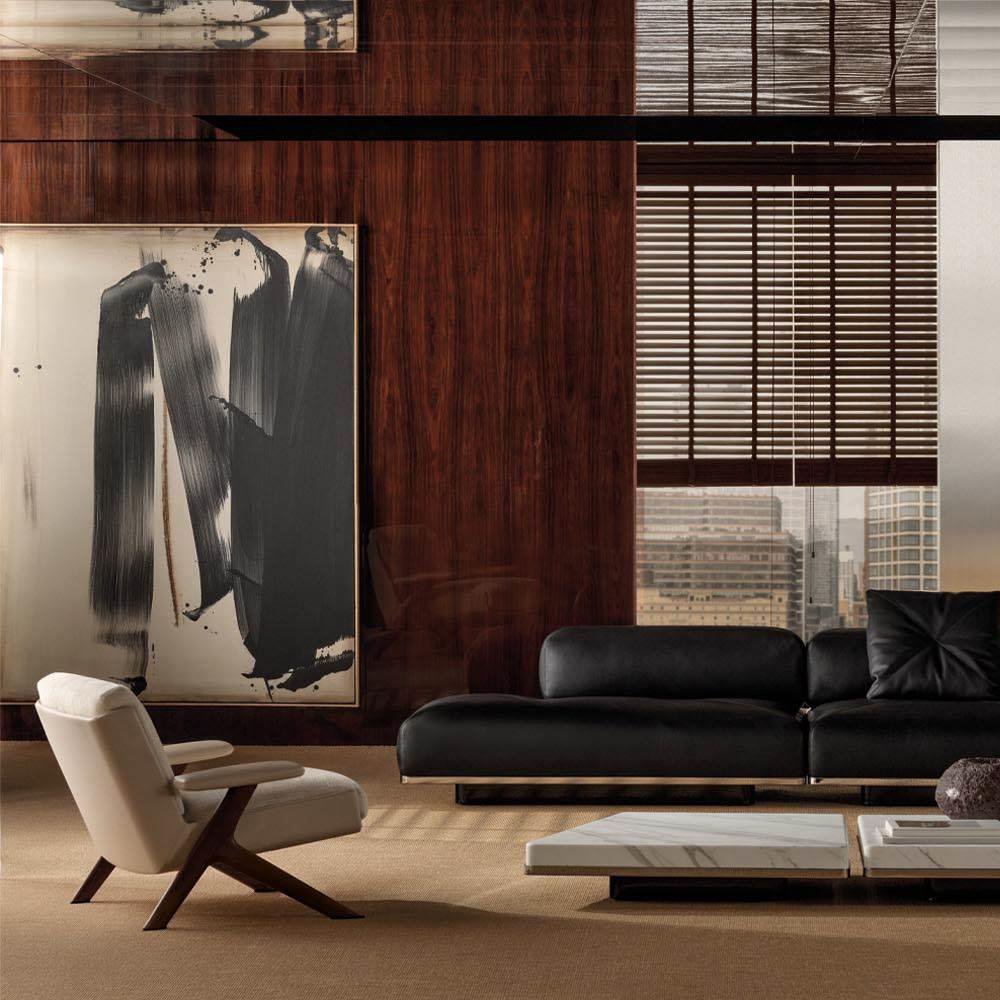 Rust Velvet Modular Sectional Sofa - Image 5