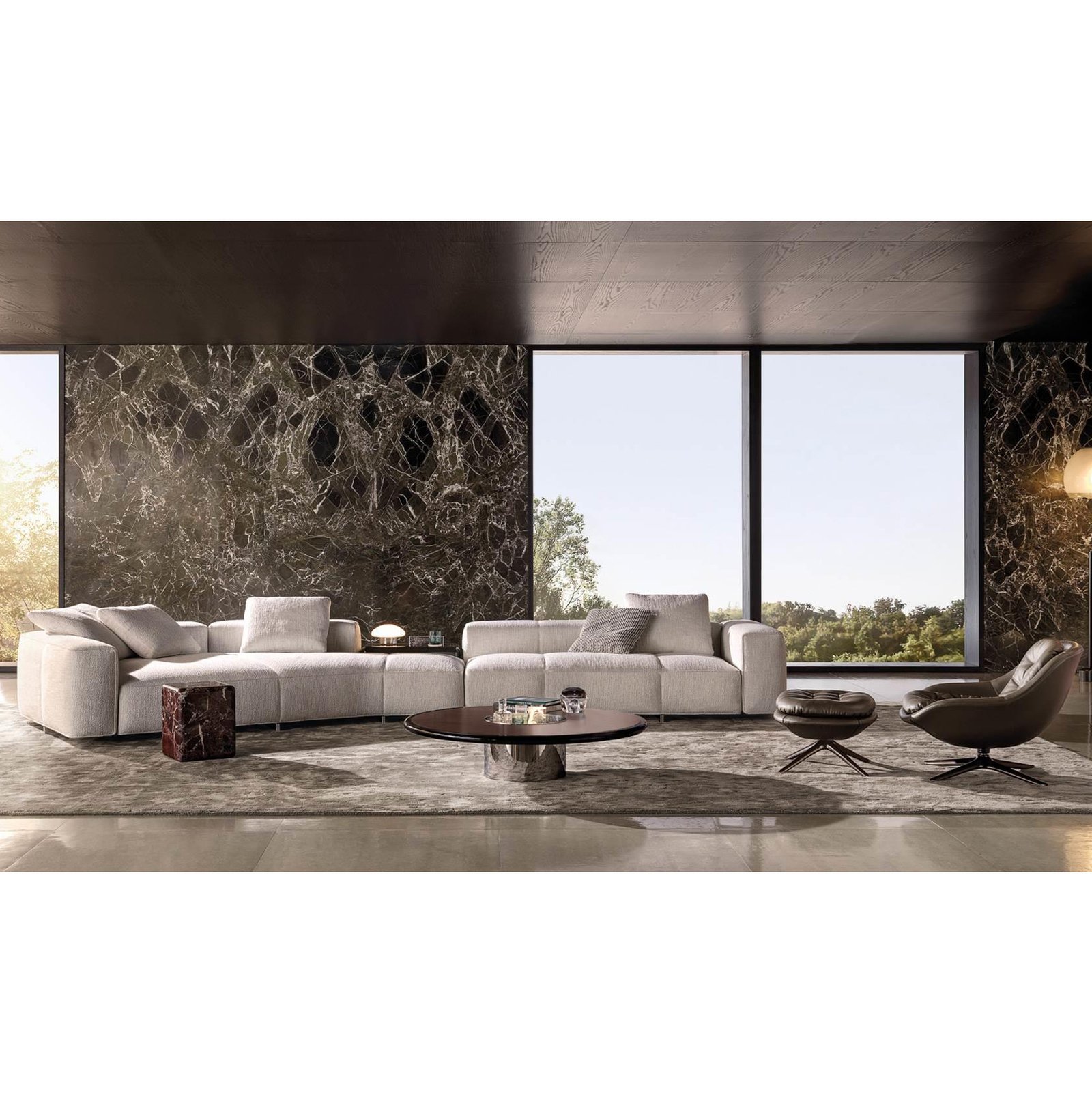 Curved Modular Sectional Sofa - Image 3